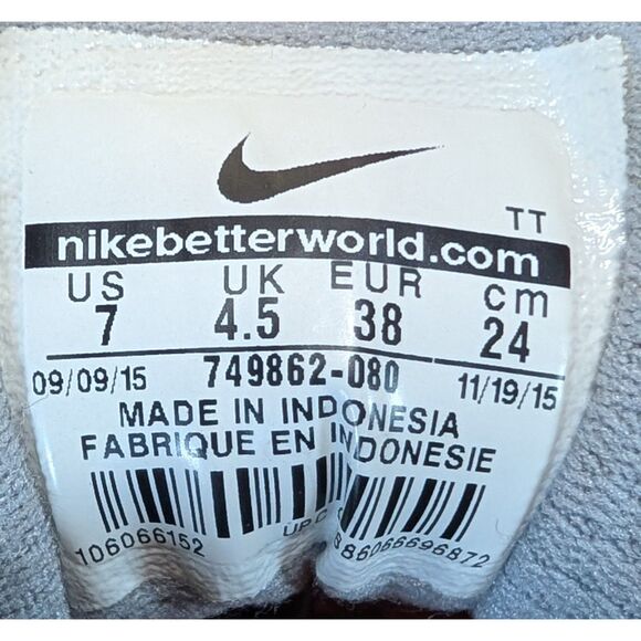 Nike Air Max Invigor Print Womens Size 7 Gray Athletic Shoes 749862-080 - Picture 10 of 10